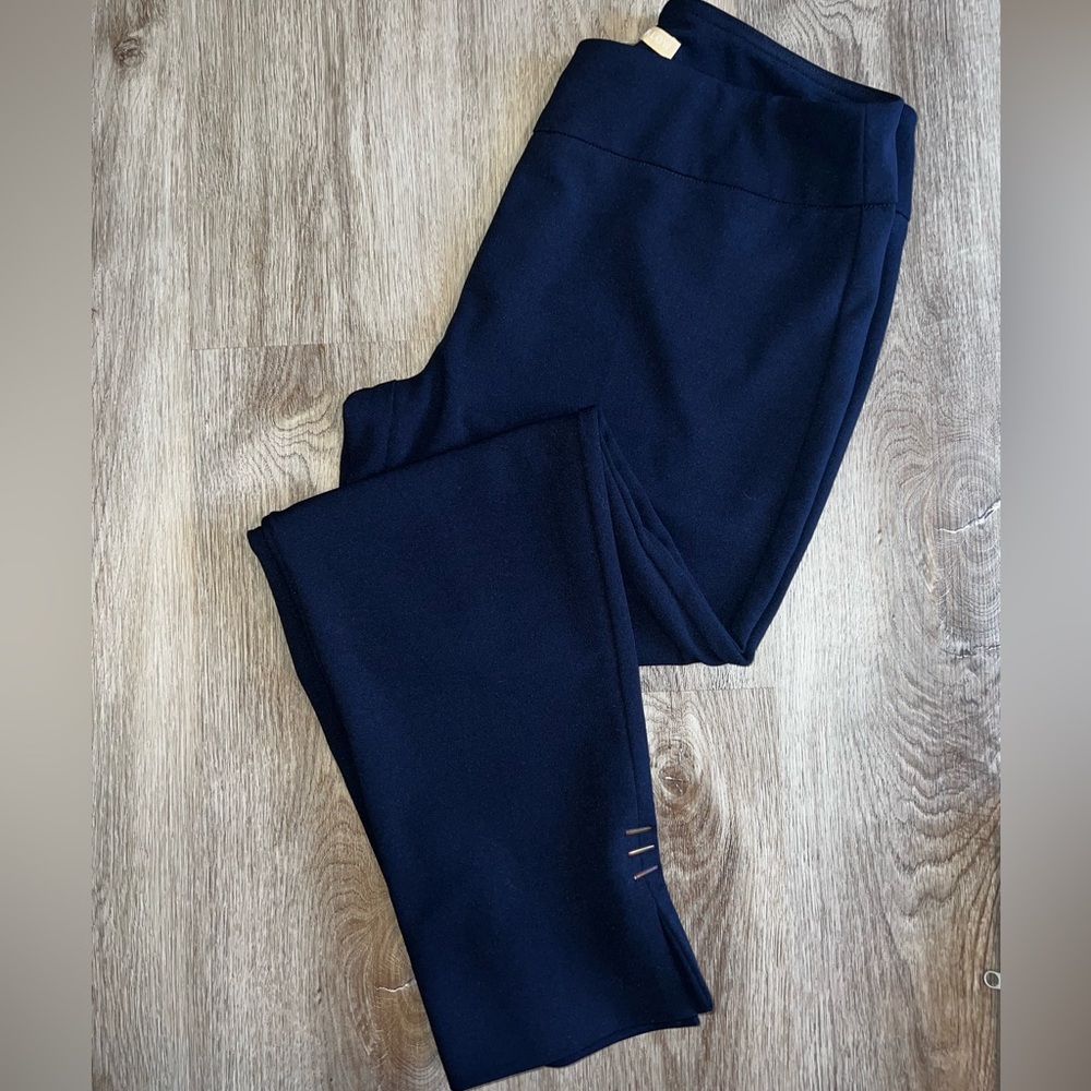 Navy Blue business casual cropped pant